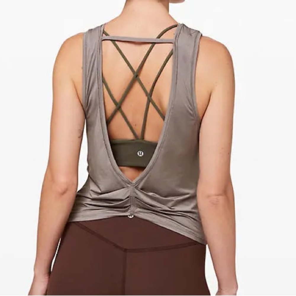 lululemon deep stretch open back tank
